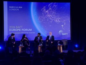 BAFT Regional Bank to Bank Forum - Image 4 Sebastien Racinais of Crédit Agricole CIB, Adam Bealey of Swift, Moulika Atluri of Citigroup, and Arunan Tharmarajah of Wise plc-LA - Image 1