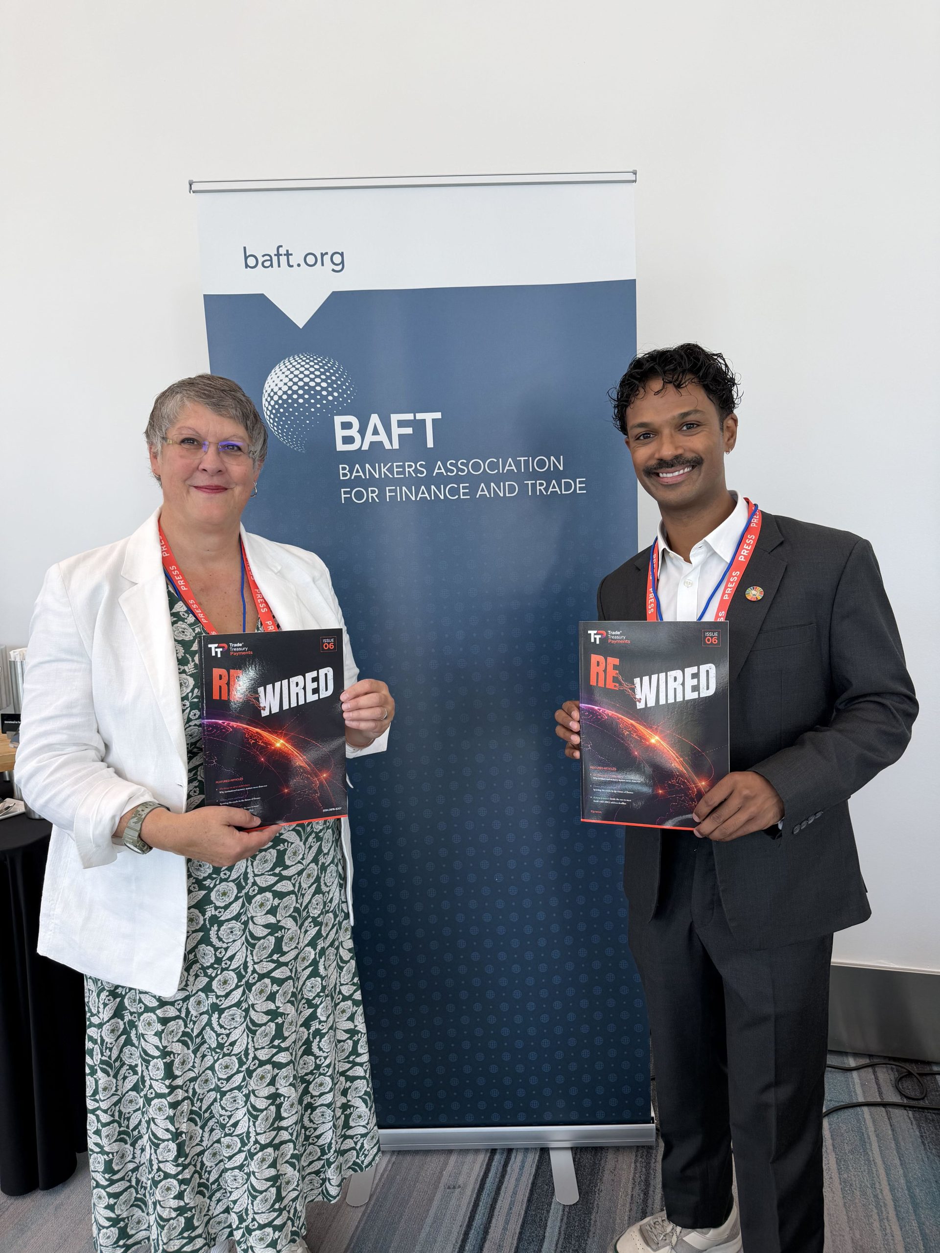 at Sibos 2026 BAFT Global Councils Forum with Joy Mcknight